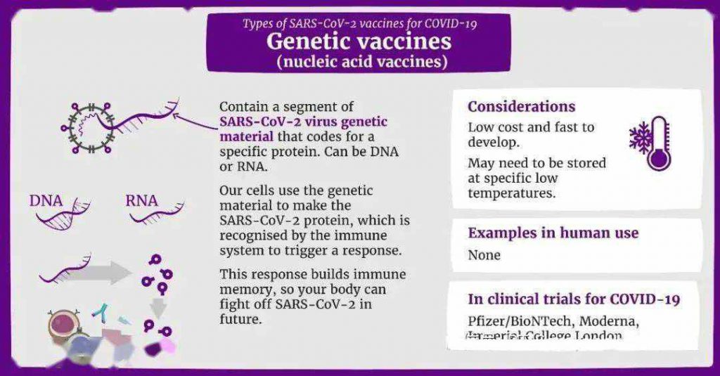 Gene vaccine, genetic vaccines, type of vaccine