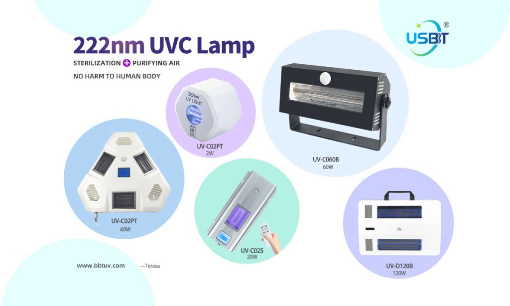 222nm UV lamp,  uvc lamp
